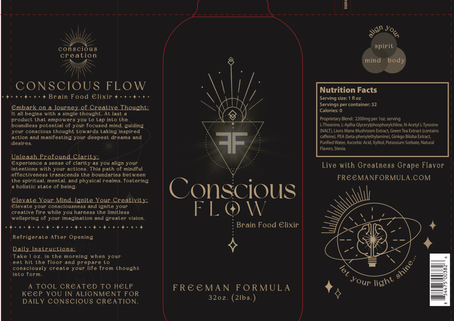 Conscious Flow label