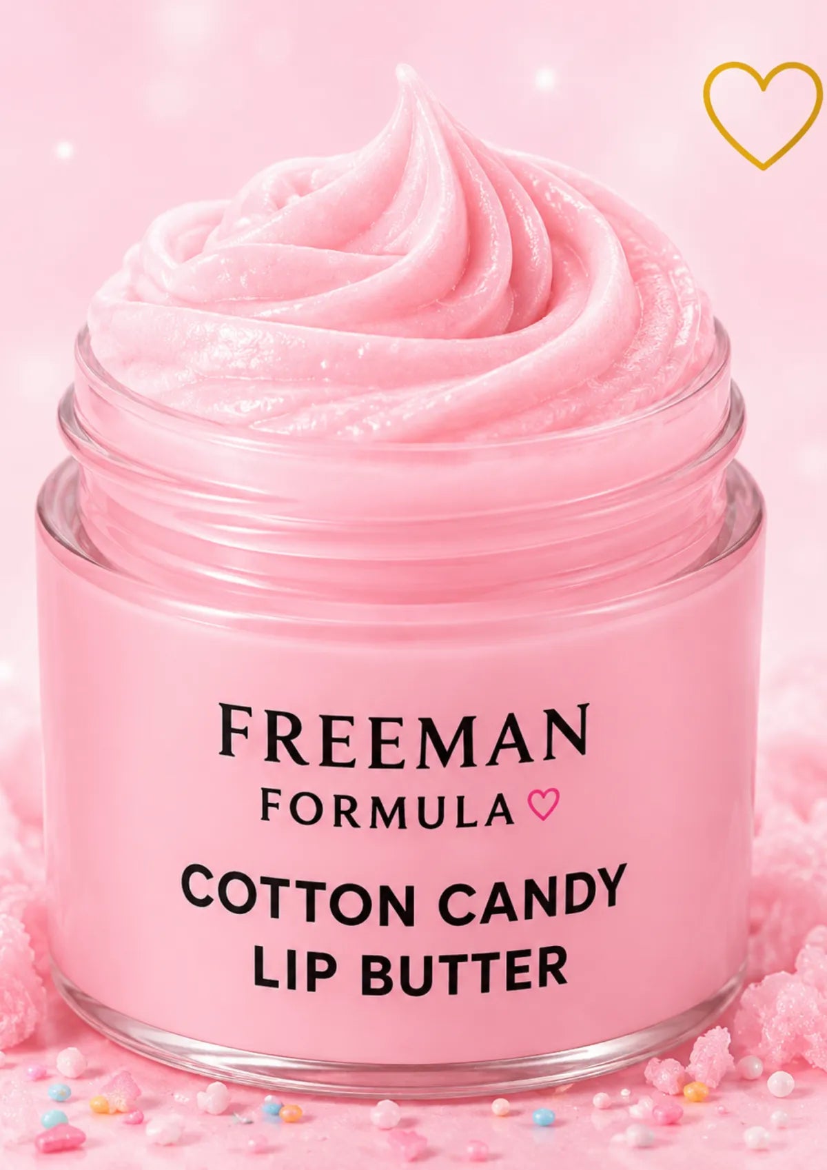 Freeman Glow Lip Butter Cotton Candy Crush