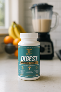 Thumbnail for DIGEST by Freeman Formula photographed in flat lay style to highlight gut support, digestion, and beauty-from-within benefits.