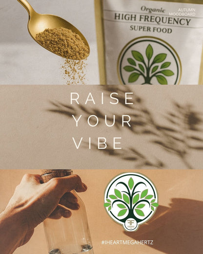 Organic High Frequency Super Food- "Edible Gold" 150–200 MHz Daily Green Superfood