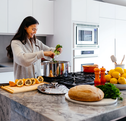 Cooking in the Freeman Formula kitchen with our cookbook
