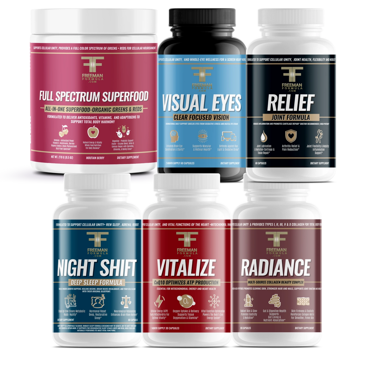 Freeman Formula Full Circle Bundle – wellness supplements for energy, vision, and joint support.