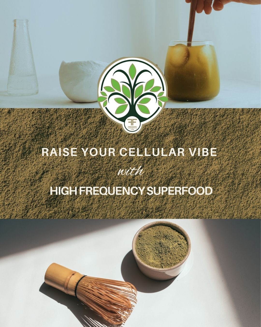 Organic High Frequency Super Food- "Edible Gold" 150–200 MHz Daily Green Superfood