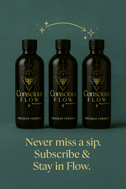 Subscribe and save banner for Conscious Flow brain elixir – auto-delivery of daily nootropic for clarity and calm