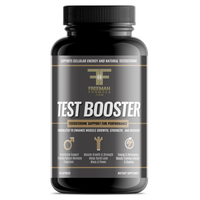Thumbnail for Freeman Formula Test Booster supplement bottle designed to support natural testosterone, muscle growth, strength, and performance recovery.