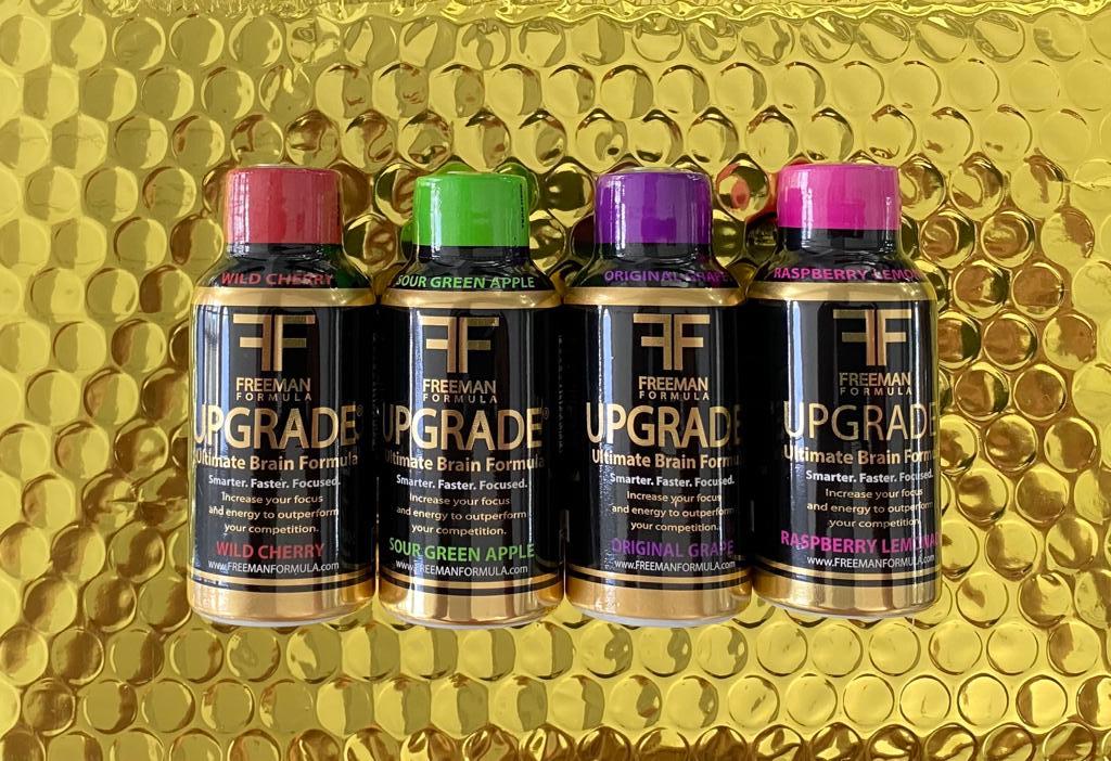 UPGRADEⓇ is the best nootropic brain formula that creates long-lasting, non-jitter, no-adrenal stimulant energy, incredible mental clarity, and sustained focus. Resulting in accelerated reaction time, better focus, productivity, and an awakening of senses